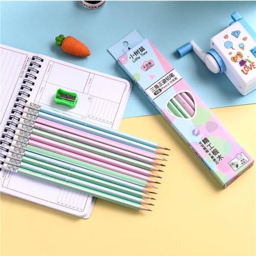12 pcs/lot Fashion/pastel for Creative/w17/Writing set lapis write Creative pen crayons Painting graphite 05840 Pencil