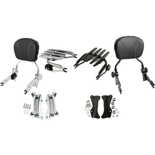 Motorcycle Sissy Bar Luggage Rack Docking Hardware Kit For Harley Touring Road King Street Glide Electra Glide 2014-2019