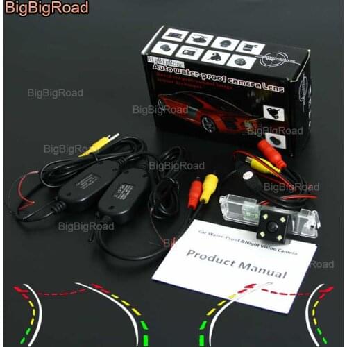 BigBigRoad Car Intelligent Dynamic Track Rear View Camera For Volkswagen Passat B6 B7 / Magotan Polo Golf Jetta Bora