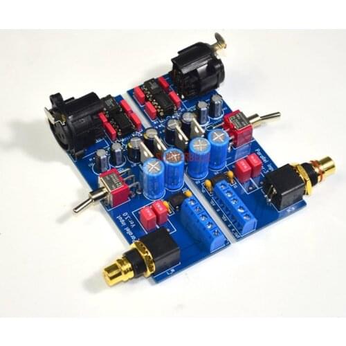 Finished SSM2141 Balanced XLR Signal To Unbalanced RCA Single-Ended Power Amplifier Board