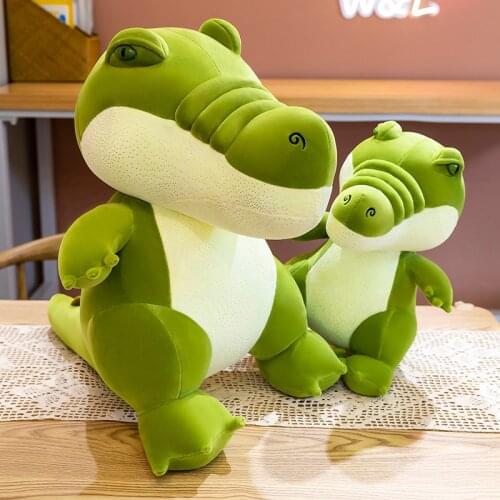 Imitation крокодил crocodile standing posture amphibian plush stuffed toy pillow doll stuffed full washable home decoration gift