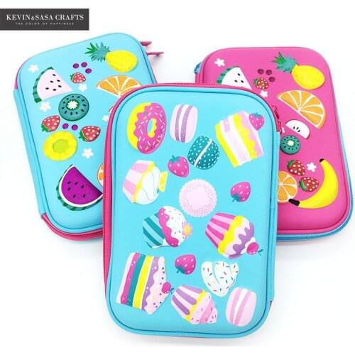 KEVIN&SASA CRAFTS Zippered Pencil Cases