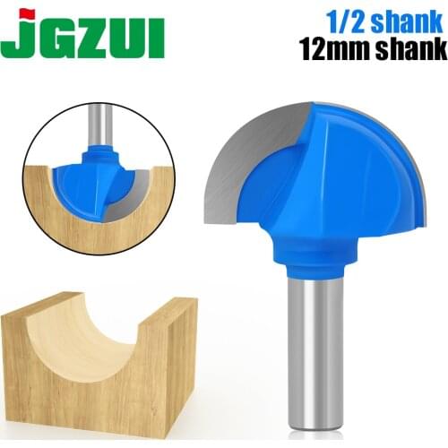 1PC 12mm Shank Core Box Router Bit - 1/4 Radius Round bottom knife For Woodworking Cutting Tool