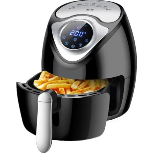 110V 220V/1300W Multifunction LCD 2.6L Electric Fryer Intelligent Non-stick Smokeless Oil Free Air Fryer French Fries Machine