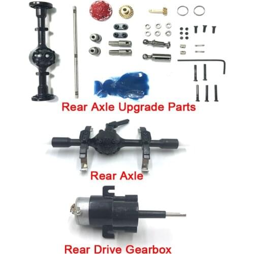 Upgrade Rear Axle Drive Power Gearbox Motor Wave Box Spare parts For WPL D12 1/10 RC Car Repair Tool parts Replacement