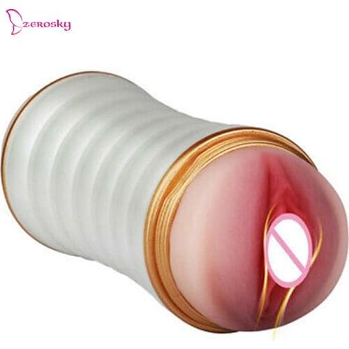 Male Masturbators Toy Real Pocket Pussy Soft Vagina 3D Realistic Mouth Oral Sex Dolls Vagina Pussy For Men Cup