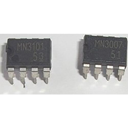 New 4 unids/lote 2 Par MN3101 + MN3007 (2PCS 3101 + 2PCS 3007) CHIP for Effect Pedal Parts