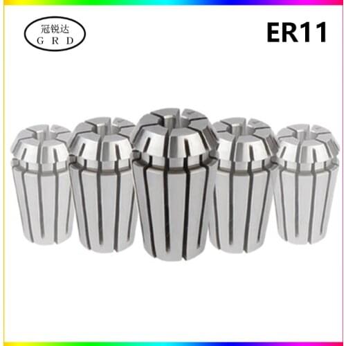 ER11 chuck precision 0.015mm range 1-8mm ER11 collet engraving machine spindle elastic chuck er11 motor shaft er11 nut wrench