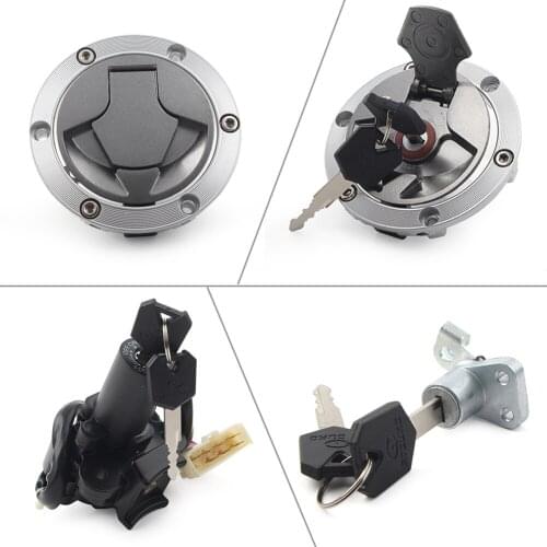 Motorbike Ignition Switch Seat Lock Fuel Gas Cap Cover Lock Key Set For Kawasaki Ninja 250R 300 EX250J EX300A EX300B ABS SE