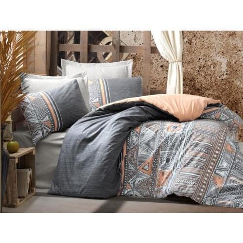 Cottonbox Ethnic Adiel Double Personality Duvet cover Gray