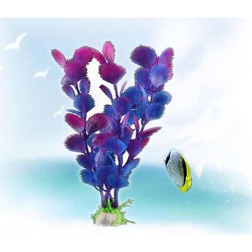 Resin Aquarium Plants Simulated Ornament Decor Landscaping for Fish Tank Wonder Plastic Grass Background