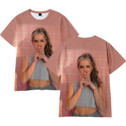 Popular 3D Addison-Rae Summer t shirt Women Men Tops Casual Harajuku Hip Hop Kids t shirt Fashion 3D Addison-Rae girls t-shirt