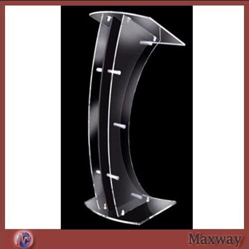 Custom transparent Acrylic Church Lectern / Pulpit / Lectern Hot Selling Church Lectern plexiglass