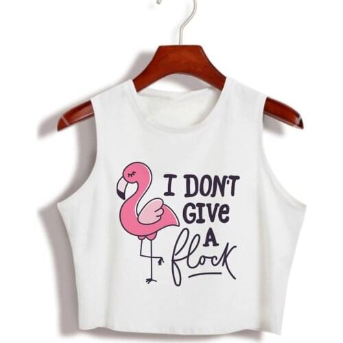 Custom Made your own designs Sublimation Print IDGAF Milk Silk sleeveless Crop Tops