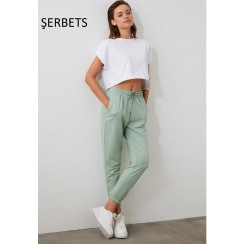 ŞERBETS 2020 autumn winter joggers pants sweatpants korean style dropshipping shein