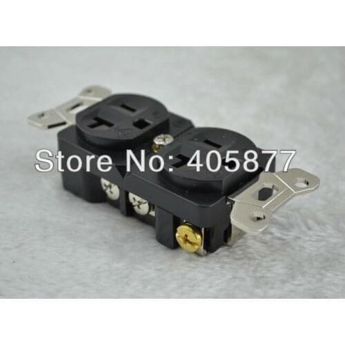 Hi-End-R rhodium plated Power Plug Adapter Socket