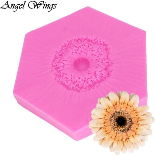 1PCS Silicone Flowers Shape Lily flower bud For Silicone Cake Molds, Fondant Cake Decorate tools F1357