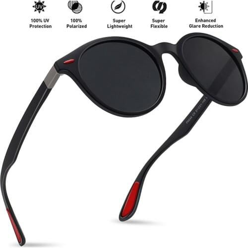 JULI Classic Polarized Sunglasses Men Sports Women Driving Hiking Square Ultralight Frame Sun Glasses UV400 Gafas De Sol MJ8011