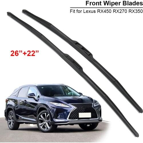 Windscreen Wiper Blades Front Windscreen Windshield Wipers For Lexus RX450 RX270 RX350 2 PCS Car Accessories