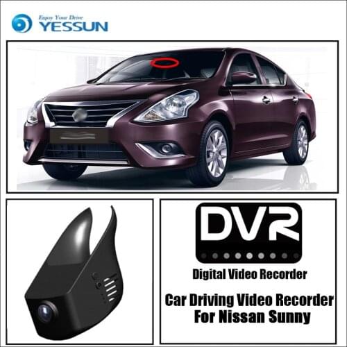 YESSUN for Nissan Sunny Car DVR Driving Video Recorder Mini Control APP Wifi Camera FHD 1080P Registrator Dash Cam