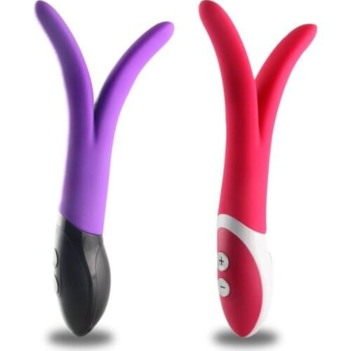 Waterproof Rabbit Vibrator, Rechargeable G Spot Massager Sex Toy, Silicone Dual Motors Vibrator For Women Sex Machine