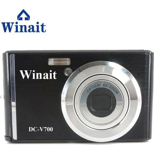 Winait 18MP Mini Digital Camera 2.4" TFT LCD Display FHD 1920*1080 3X Optical Zoom Professional Digital Camera Freeshipping