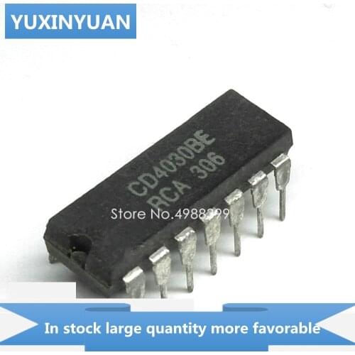 YUXINYUAN 10PCS/LOT CD4030BE CD4030B CD4030 CD 4030BE D4030BE 4030 DIP14 in stock in stock