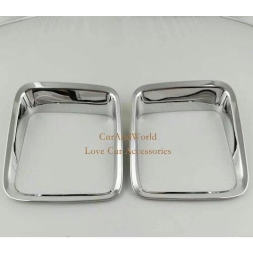 Tail Lights Ring Cover For Jeep Renegade 2015 2016 2017 Rear Lamp TailLight Decoration Chrome Stickers Car-Styling Accessories