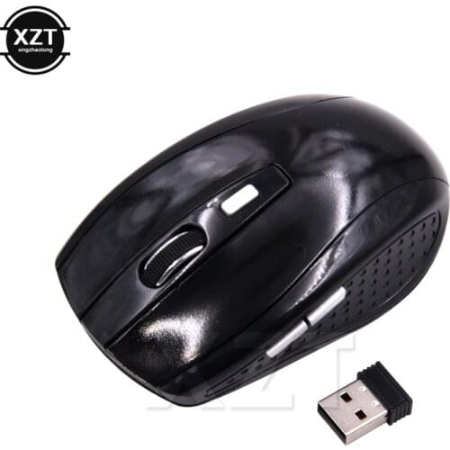 1PCS Portable 2.4G Wireless Optical Mouse 6 Buttons Mice with USB Receiver For Computer PC Laptop Gamer Mouse
