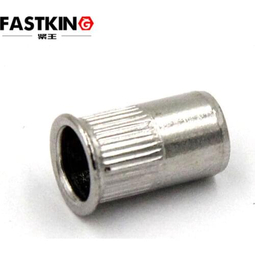 10pcs M4*10 M5*12 M6*18 M8*17 304 Stainless Steel Rivnut Small Countersunk Head Riveted Nuts Insert Nutsert Cap Rivet Nut