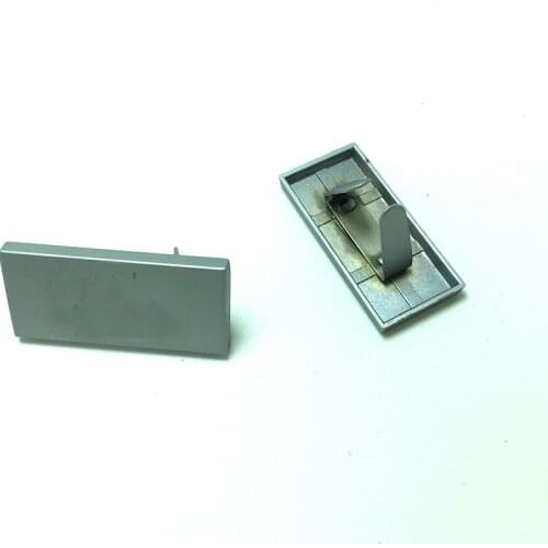 36x17mm Matt Real Nickel custom bag metal logo plate zinc metal tag for clothes and bags