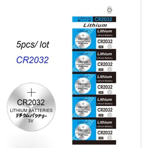 5Pcs/Lot CR2032 CR 2032 DL2032 ECR2032 BR2032 3V Lithium Battery For Watch Toy Calculator Car Remote Control Button Coin Cell