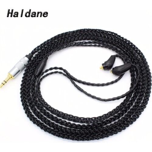 Free Shipping Haldane 1.2Meter DIY 8 Cores Headphone Upgrade Cable for XBA-Z5 A2 300AP A3 H3 A1AP EXK Headphones