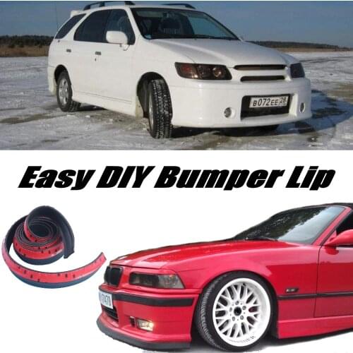 NOVOVISU Bumper Lip Deflector Lips For Nissan R'nessa / Altra EV Export Front Spoiler Skirt For Car Tuning / Body Kit Strip