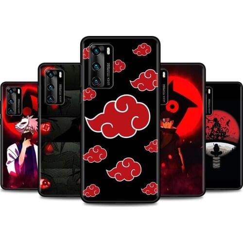 Phone Case For Huawei P40 P30 P20 Pro P10 Lite Soft Cover for huawei P Smart Z Y9a Y7a Y7 P30Lite Shell Anime Cloud Red Eye TPU