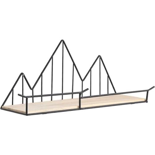 Wood Shelving Wall Storage Shelves Display Wooden Wire Storage Rack