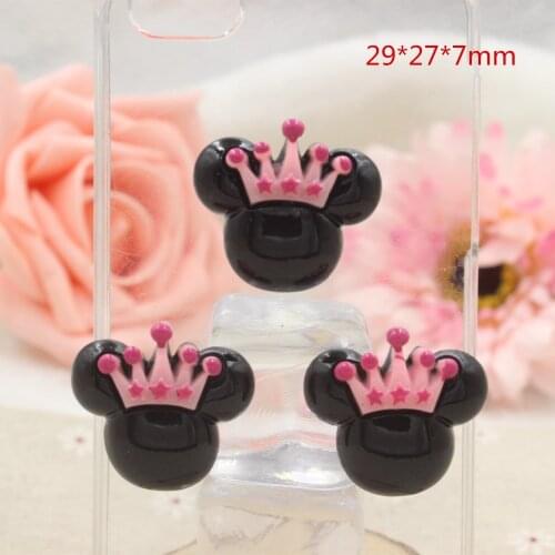 15pcs/lot resin cabochons accessories new arrival resin mouse kids jewelry decoration