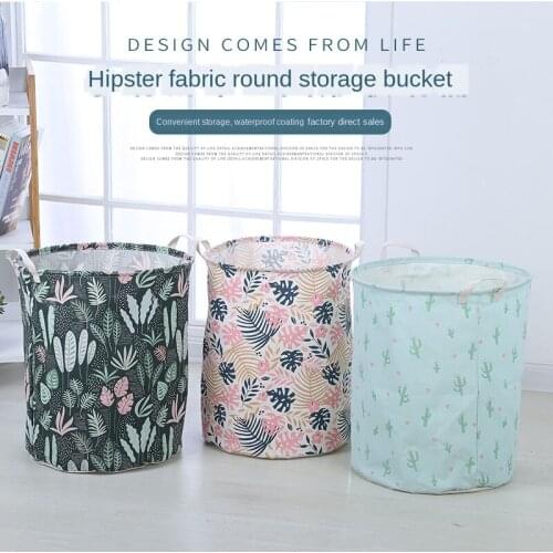 40*50CM Waterproof Clothing Laundry Storage Basket Folding Large Capacity Clothes Storage Bag Children Toy Storage Bucket