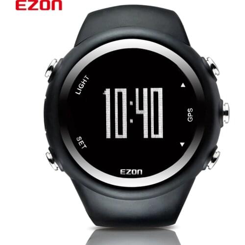 Best Selling EZON T031 GPS Timing Fitness Watch Sport Outdoor Waterproof Digital Watch Speed Distance Calorie Counter Men Watch