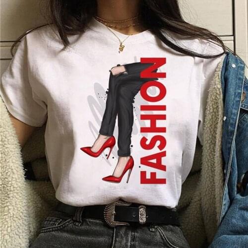 Fashion Women T Shirt Female Summer Casual Cute Graphic Tee Tops Harajuku Women Summer 90s ladies T-shirt Streetwear Clothes