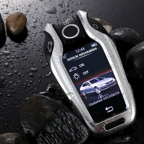 New Aluminum Alloy Car LED Display Key Cover Case for BMW 5 7 series G11 G12 G30 G31 G32 i8 I12 I15 G01 X3 G02 X4 G05 X5 G07 X7