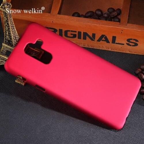 Snow Welkin New Luxury Rubberized Matte Plastic Hard Case Cover For Samsung Galaxy A6+ A6 plus 2018 6.0 inch Back Phone Cases