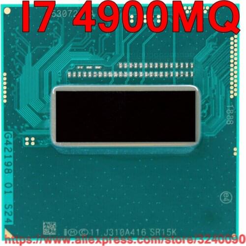 Original lntel Core I7 4900mq SR15K CPU (8M Cache/2.8GHz-3.8GHz/Quad-Core) I7-4900mq Laptop processor free shipping