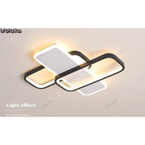 Nordic modern minimalist ceiling lamp living room dining room bedroom led lamp rectangular side light CD50 W07