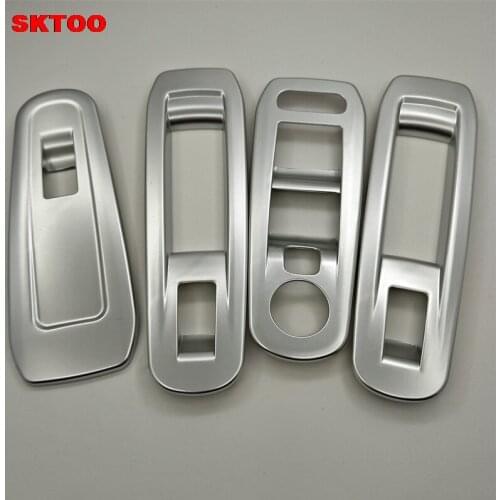 SKTOO FOR Peugeot 308 308S 408 modified special decorative glass lifter switch / armrest box refit the interior light bar
