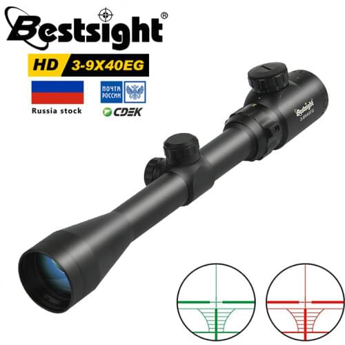 3-9x40 EG Golden Making Tactical Optics Riflescope Outdoor Reticle Optic Sight Rifle Scope for Airsoft Gun Hunting Scopes