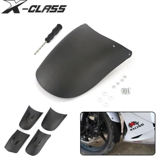 Universal Motorcycle Front Rear Fender Extending Mudguard Extension Splash Extender Pad for Honda Kawasaki Harley BMW Vespa