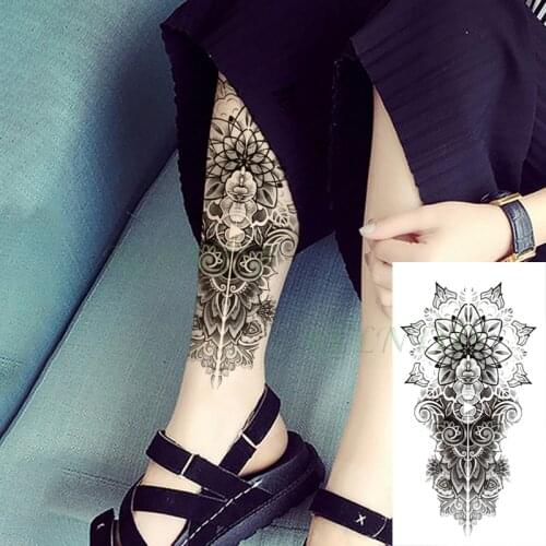 Waterproof Temporary Tattoo Sticker Red Butterfly Rose Fake Tattoo Flash Hand Arm Leg Tattoo for Girl Women Men