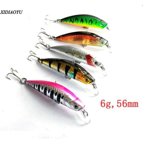 XDIAOYU 56 mm 6g hard bait small Min fish crank fishing bait bass sinking bait