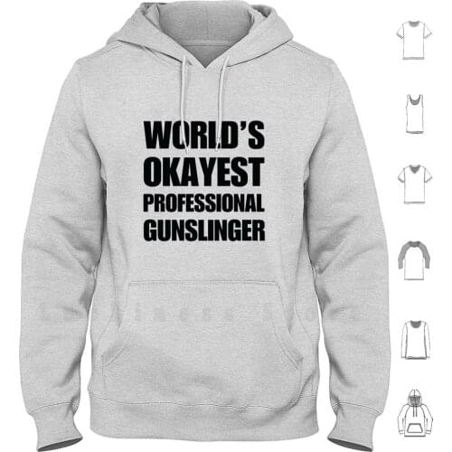 Funny Worlds Okayest Gunslinger Coffee Mugs hoodies long sleeve Gladiator 300 Punisher Blue Line Thin Blueline